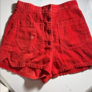Vintage Ocean Pacific (OP) corduroy shorts in red
